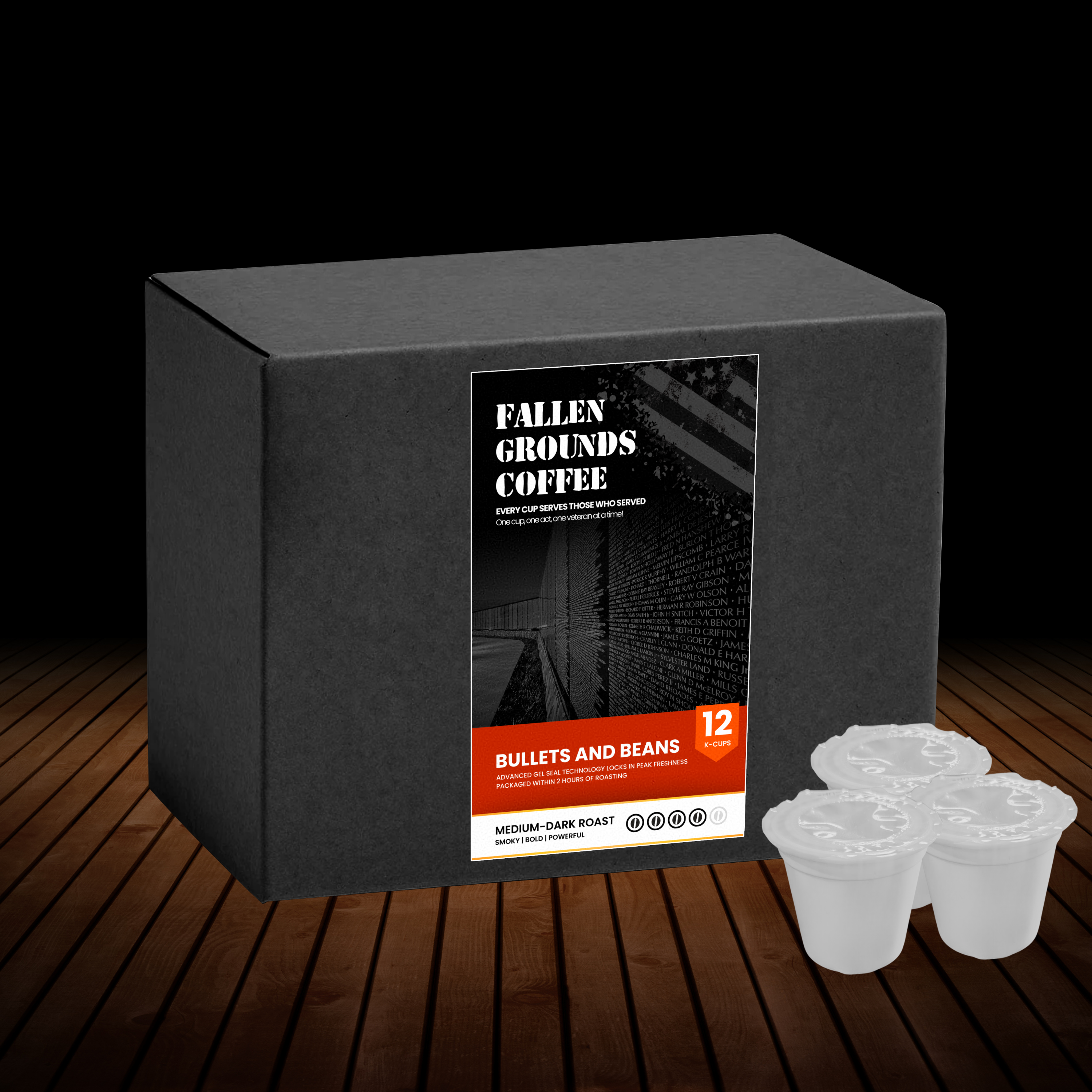 Bullets and Beans K-Cups 12 Pack