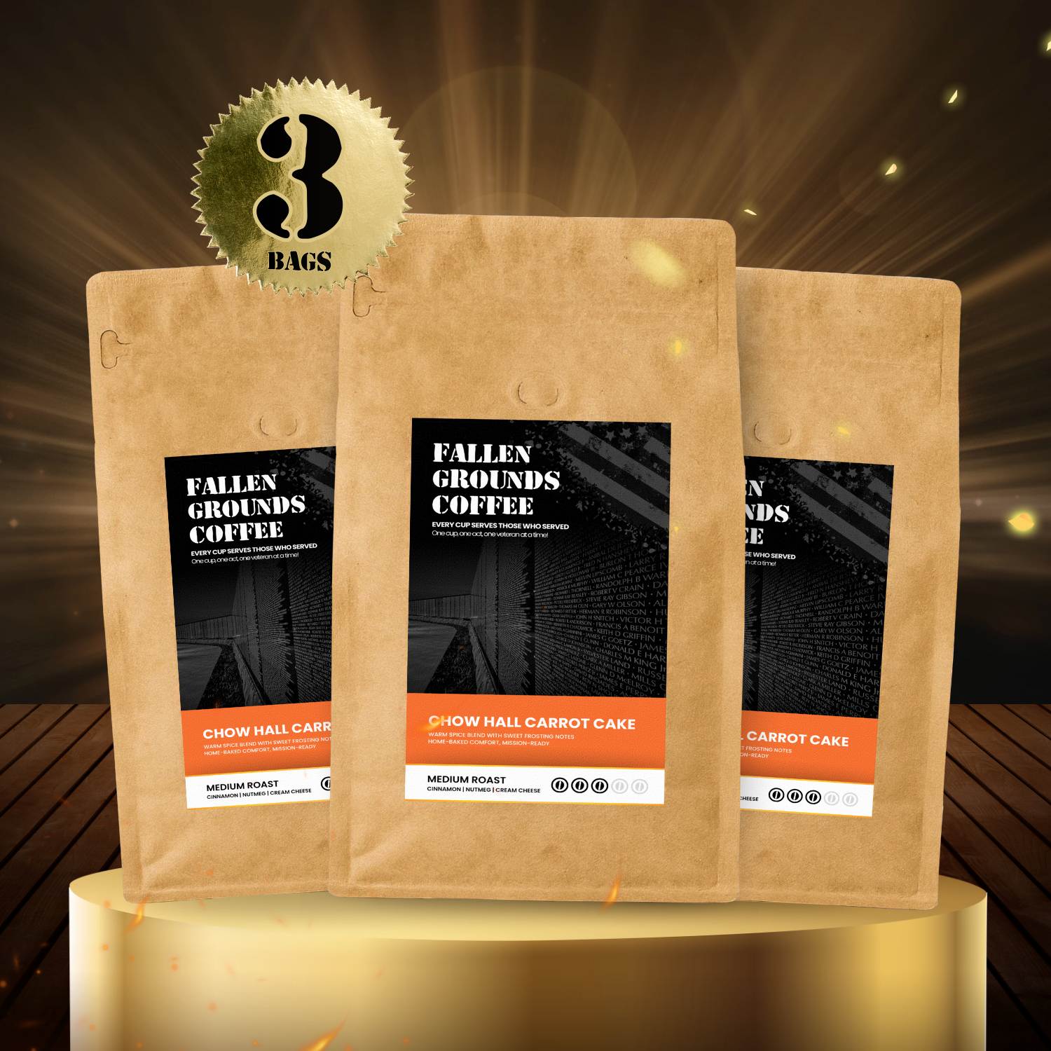 Chow Hall Carrot Cake - 16oz