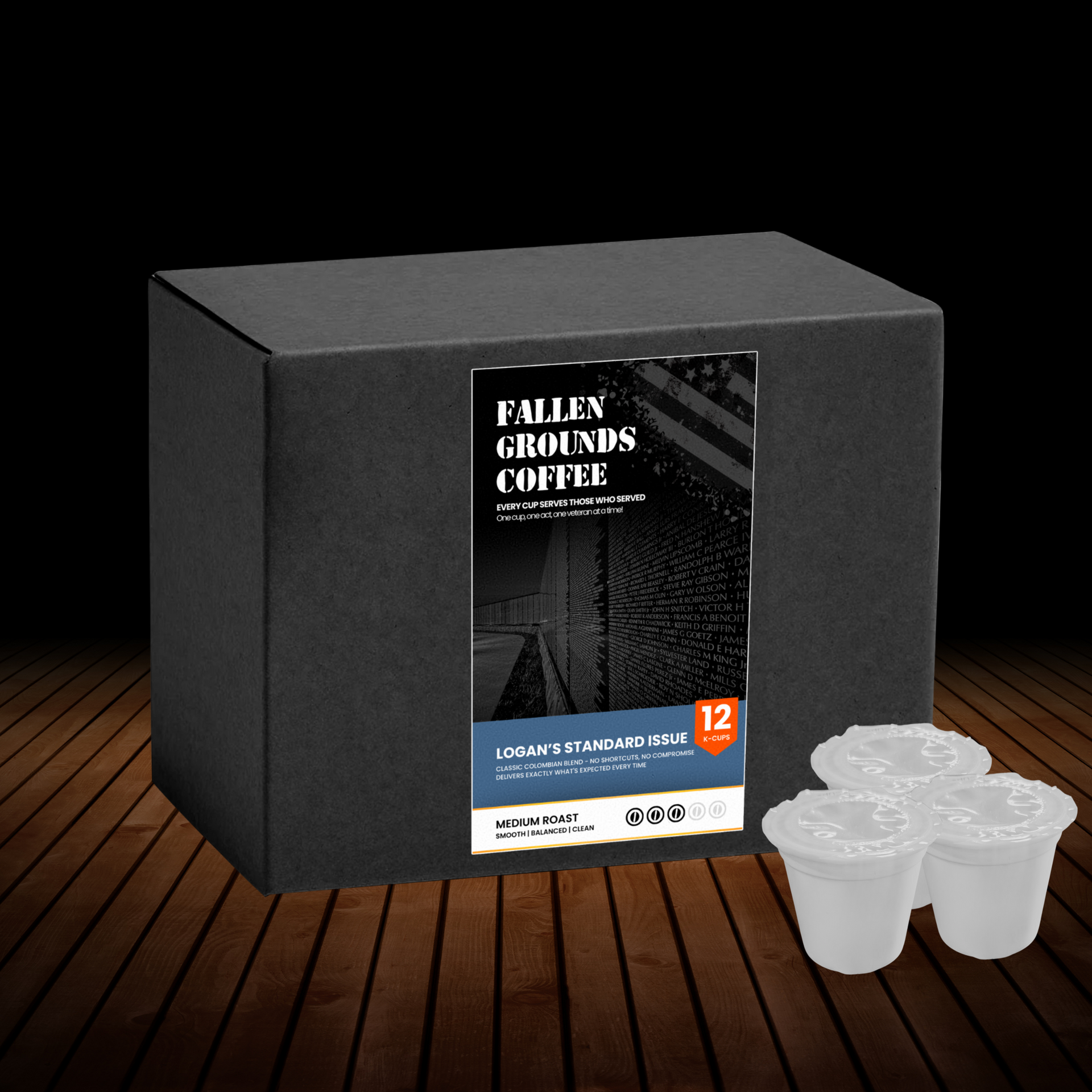 Logan's Standard Issue K-Cups 12 Pack – Fallen Grounds Coffee