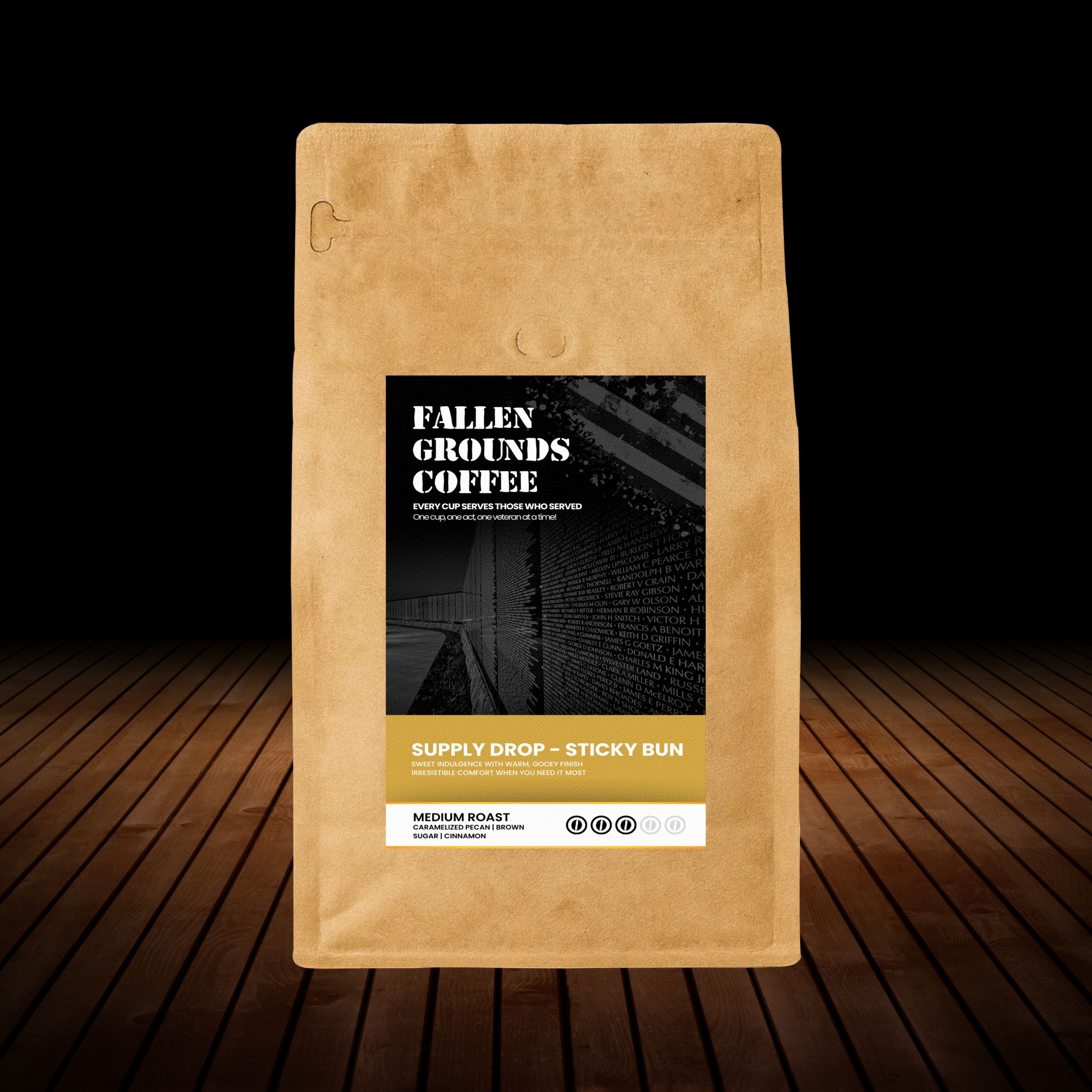 Stack Y Drop Supply Drop - Sticky Bun - 16oz – Fallen Grounds Coffee